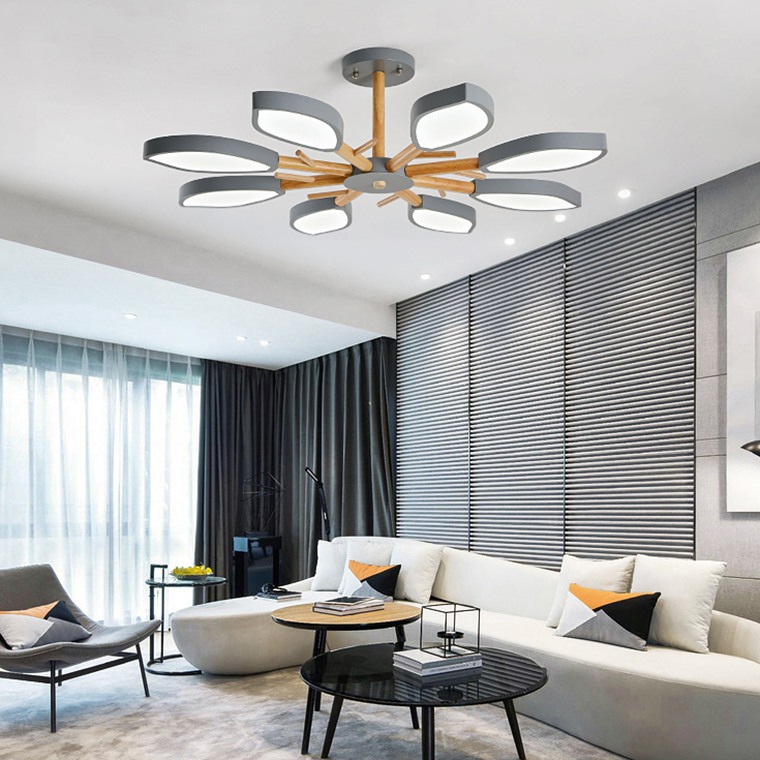 Подвесная люстра FRIM L8 Green by ImperiumLoft