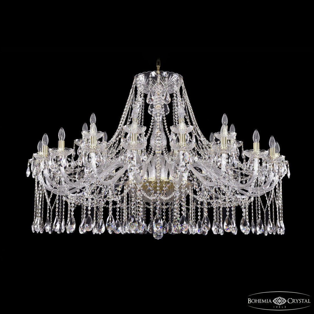 Люстра хрустальная 1413/20+10/530 G