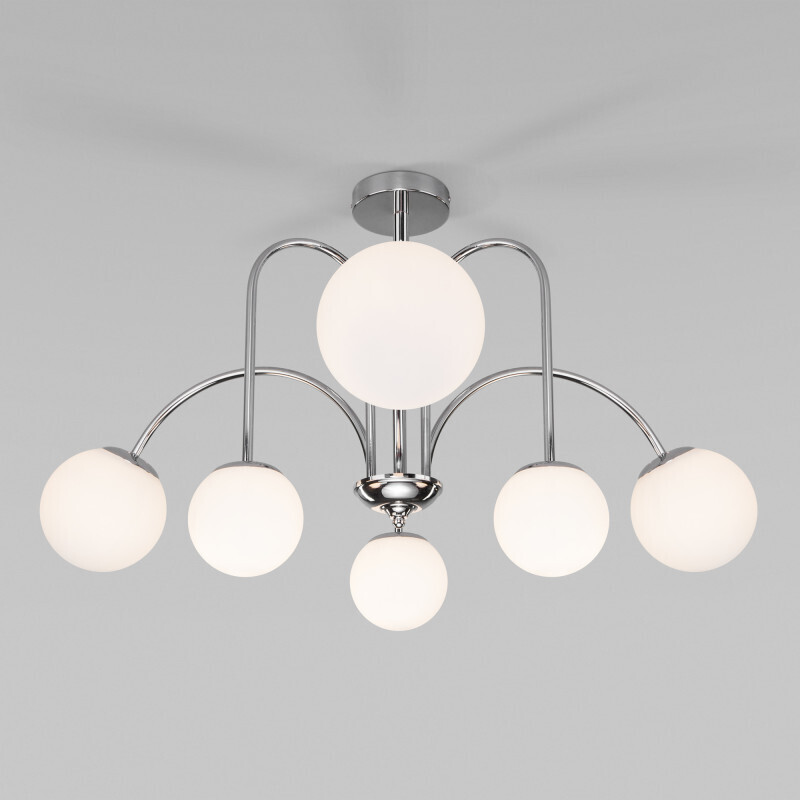 Люстра на штанге Eurosvet 30177/6 хром