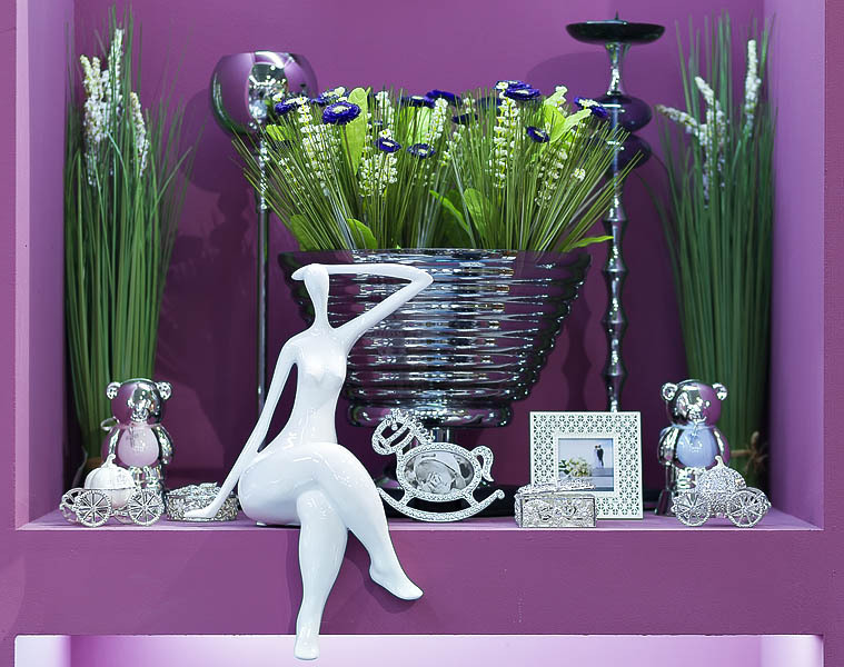 Статуэтка "Женщина" (белая) Garda Decor C8640белая