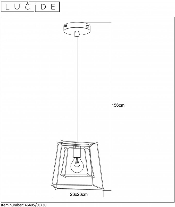 Подвесной светильник LUCIDE 46405/01/30