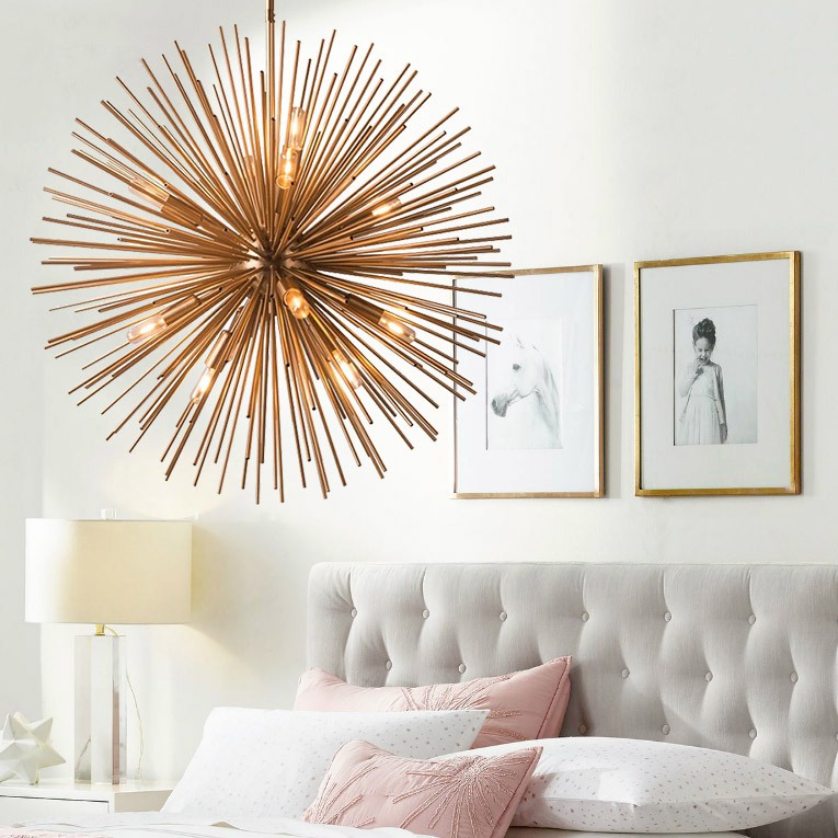 Подвесная люстра DECO M Золото by ImperiumLoft