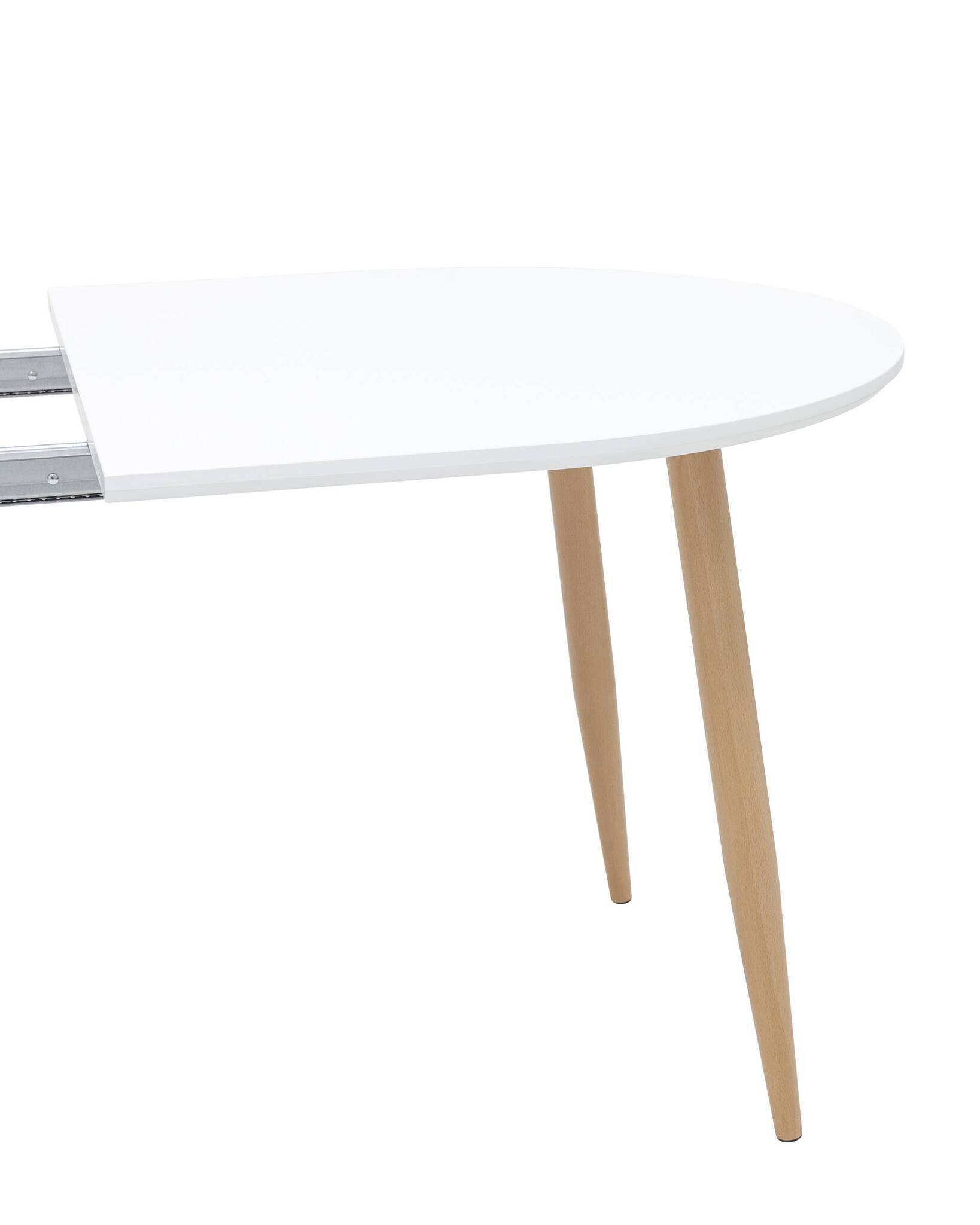 Стол обеденный Берген раскладной 160-190-220*90 белый Stool Group