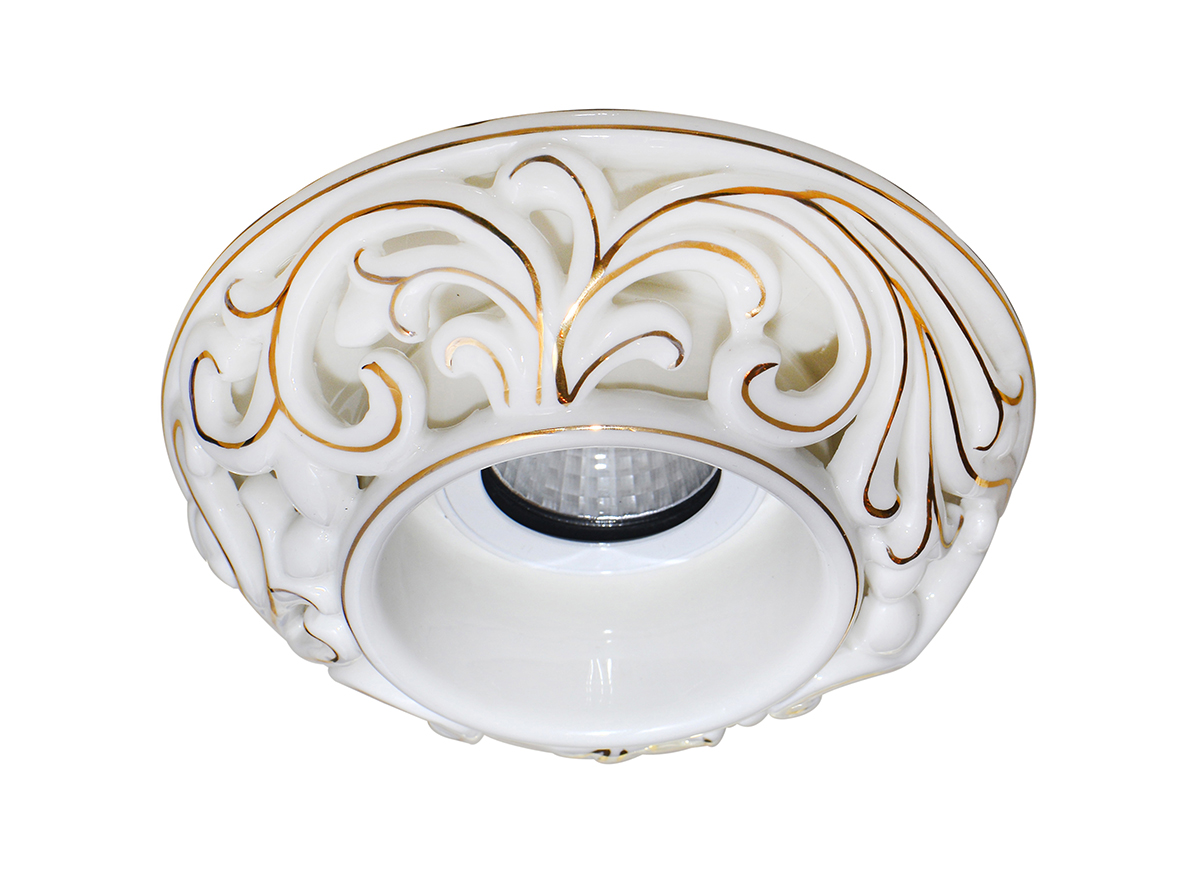 Встраиваемый светильник Donolux N1630-White+gold