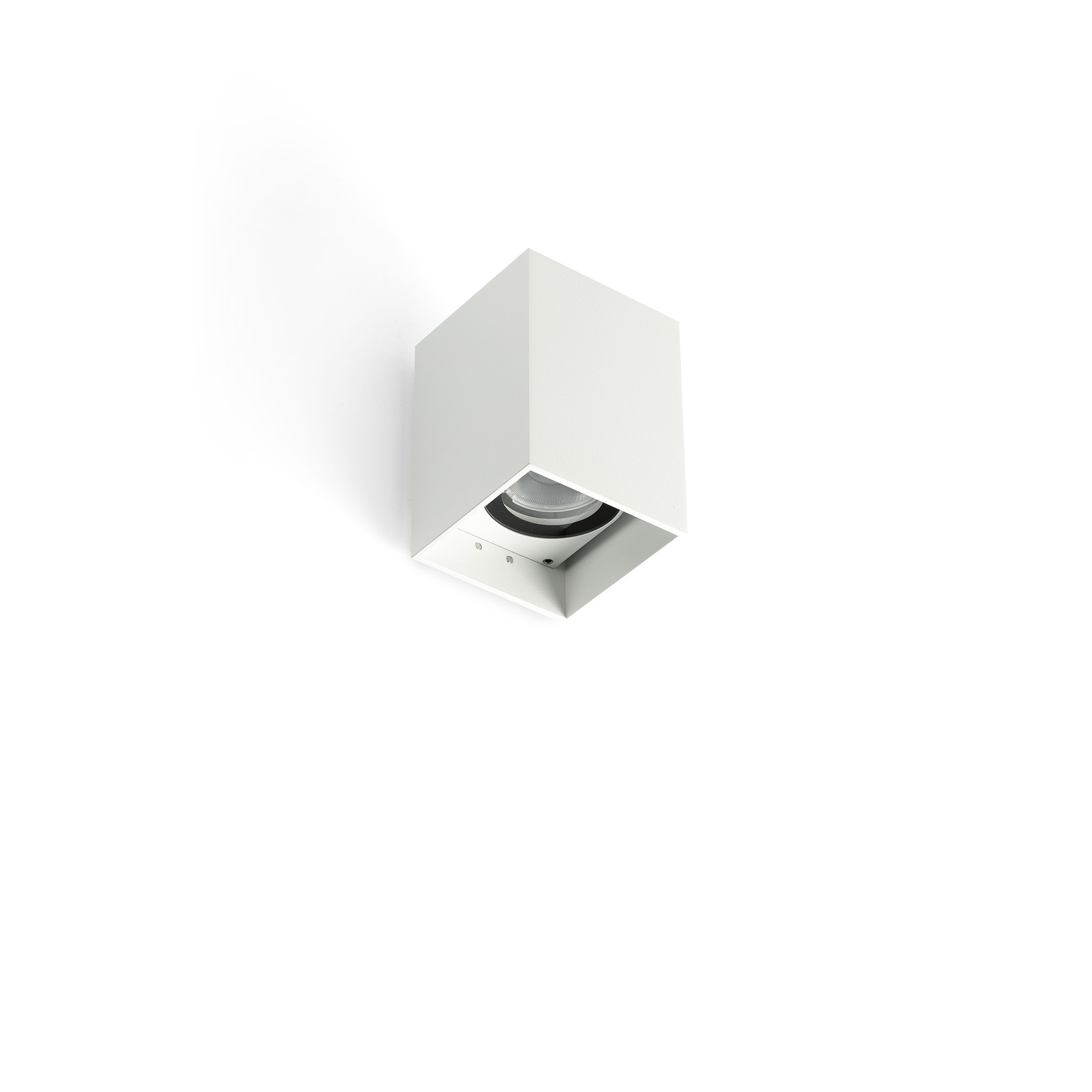 Уличный настенный светильник KOV квадратный белый LED 6W 3000K 23° Faro