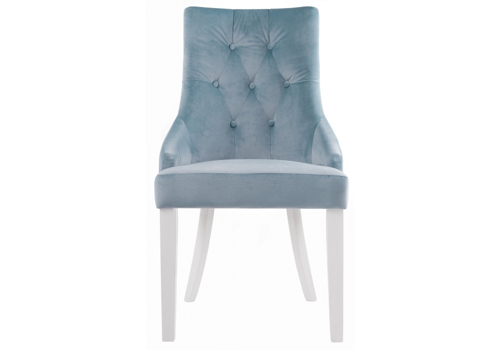 Стул деревянный Woodville Elegance white / blue 11586