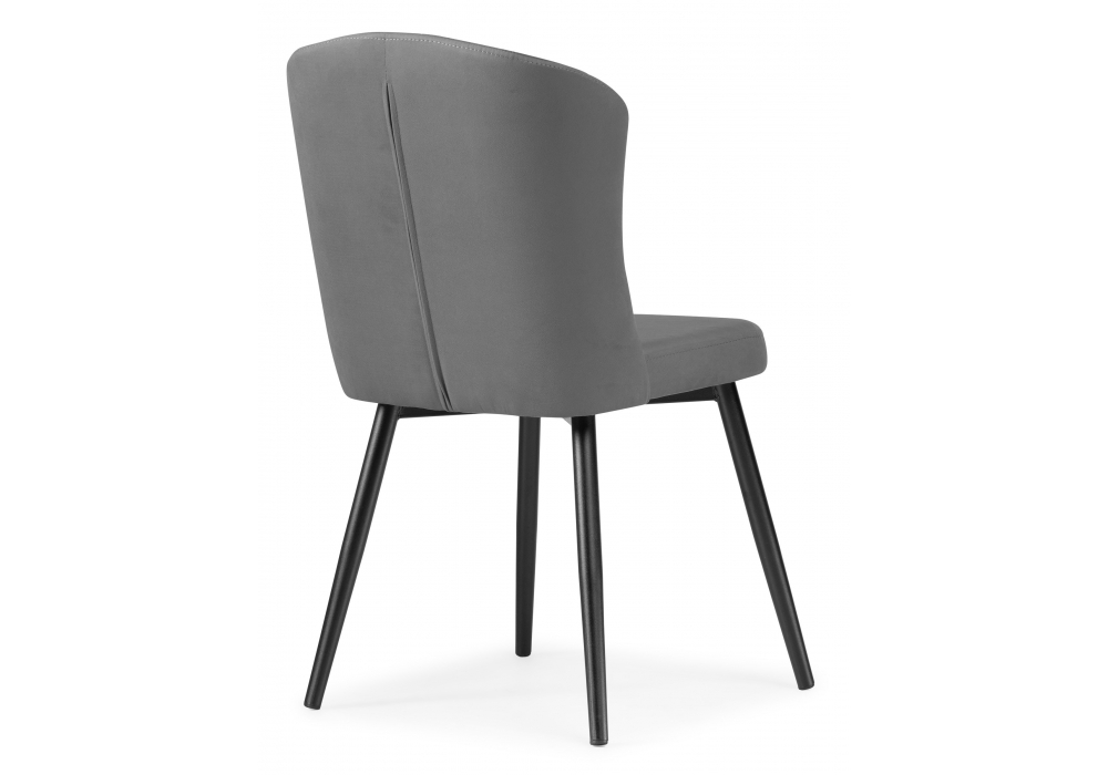 Стул Woodville Алиссум velutto 12 / черный 499993