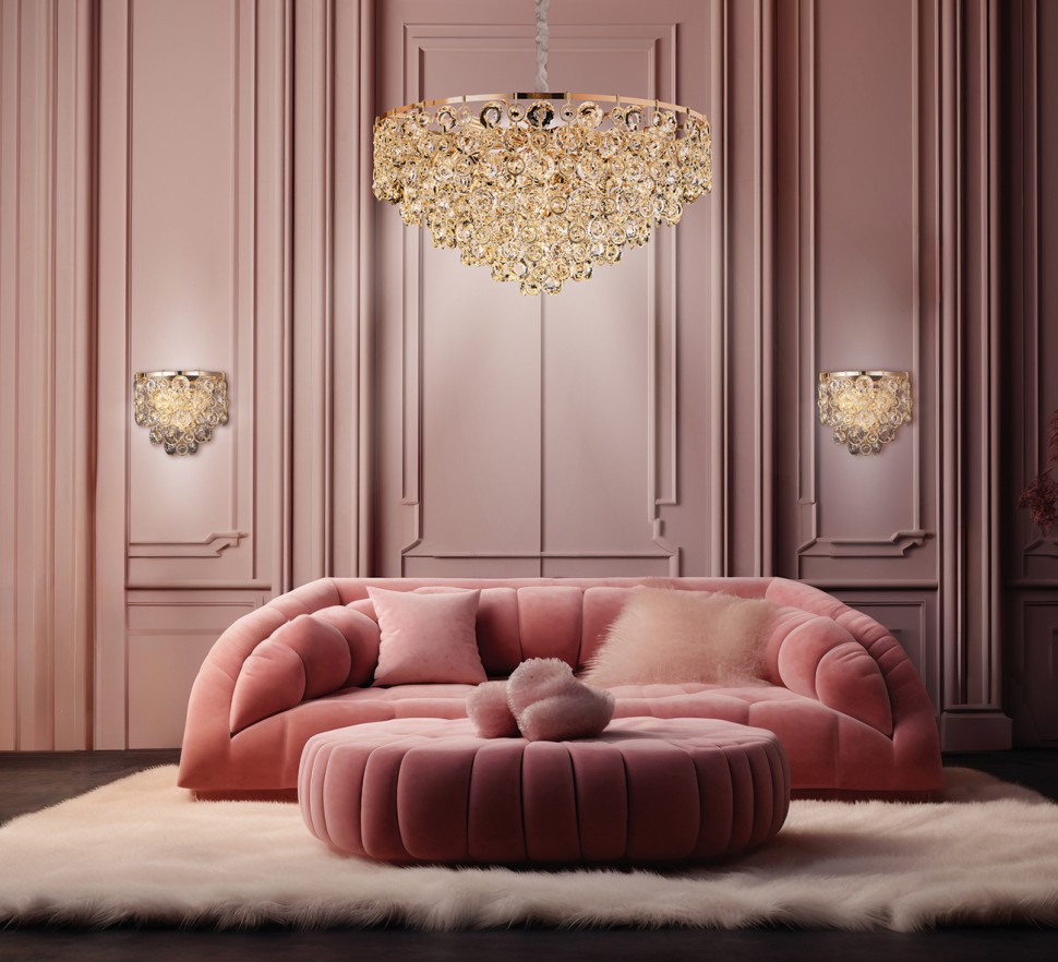 Люстра подвесная Fluorite FL1102-21P