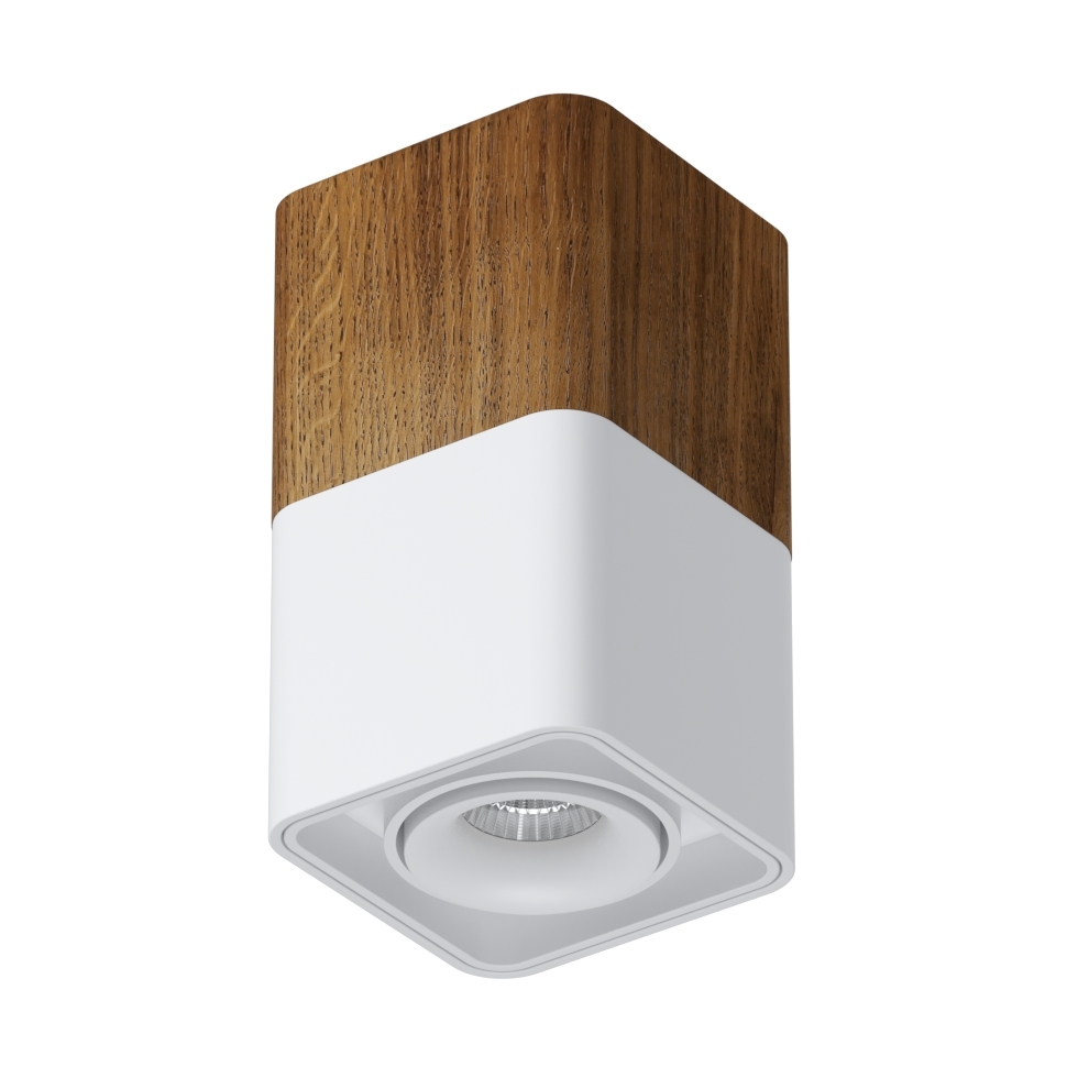 Накладной светодиодный светильник Ledron TUBING Wooden 90 White