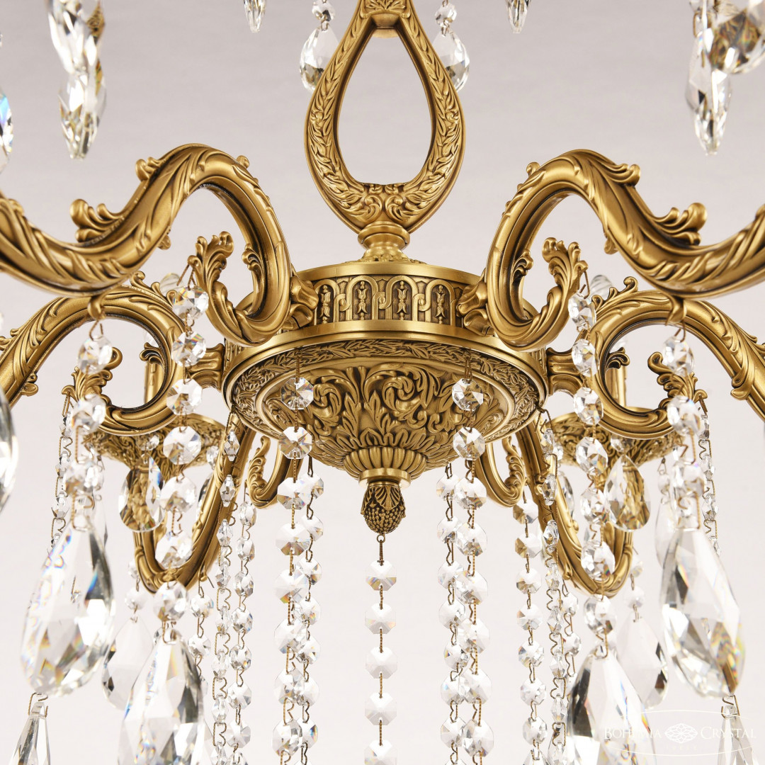 Люстра бронзовая с хрусталём 71301/6/210 B FP