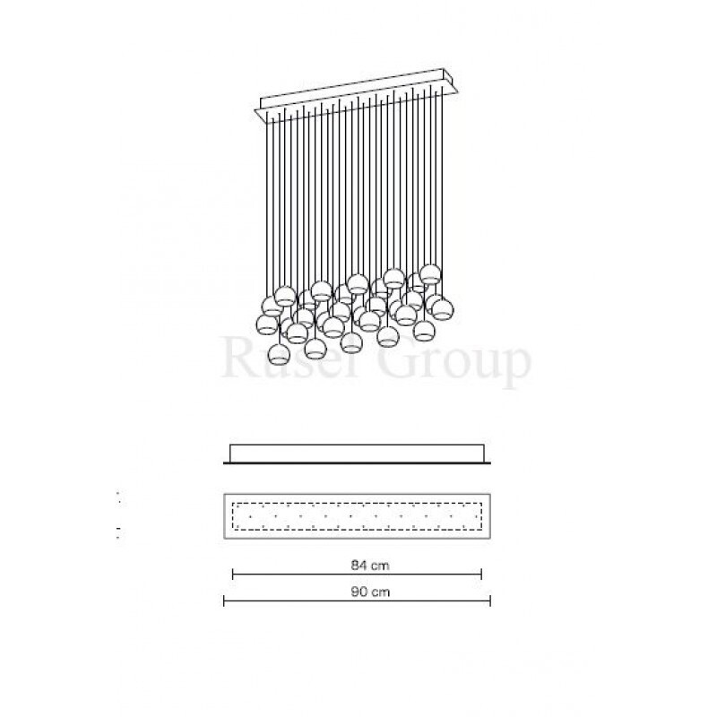 Подвесной светильник Fabbian MULTISPOT BELUGA F32 A30 00