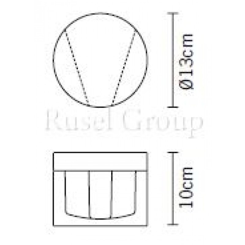 Настенно-потолочный светильник Fabbian Jazz D52 G01 00