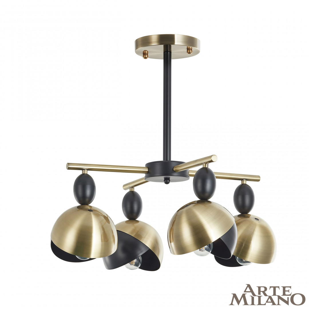 Люстра 271307/4 BK/GD Arte Milano
