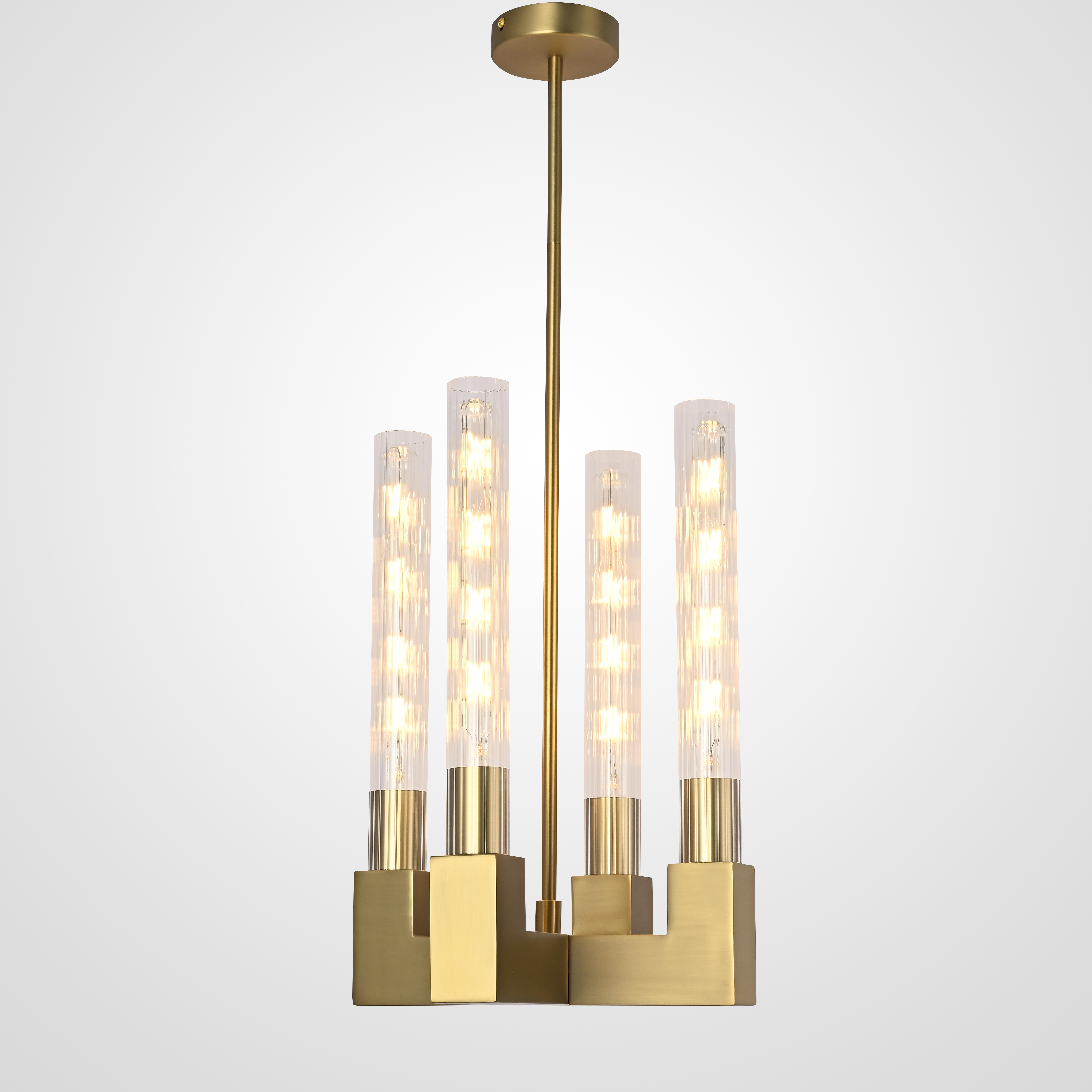 Люстра Rh Canelle Pendant Lamp 4 Modern Brass By Imperiumloft