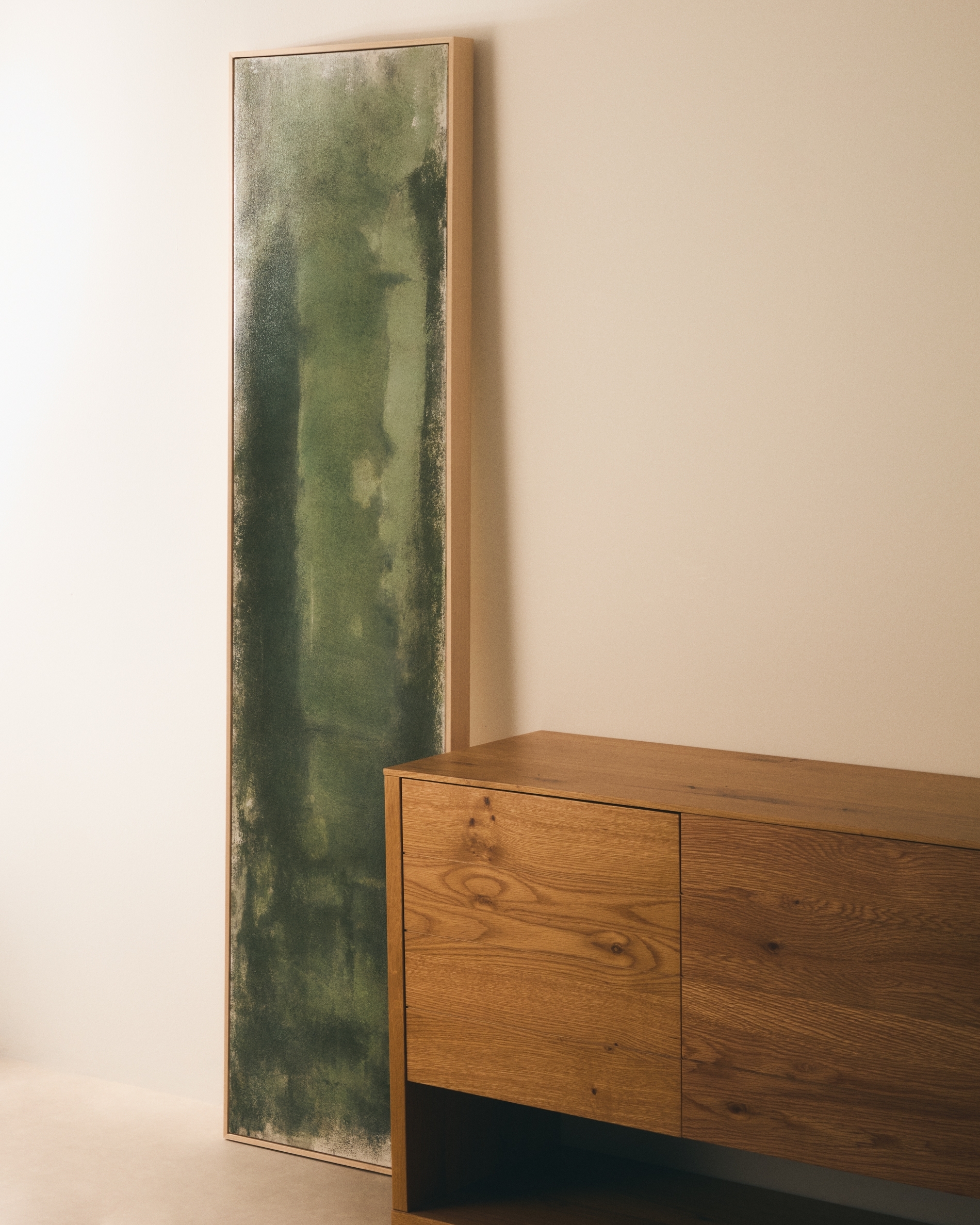 Абстрактная картина Selnar зеленая 60 x 90 см La Forma (ex Julia Grup)