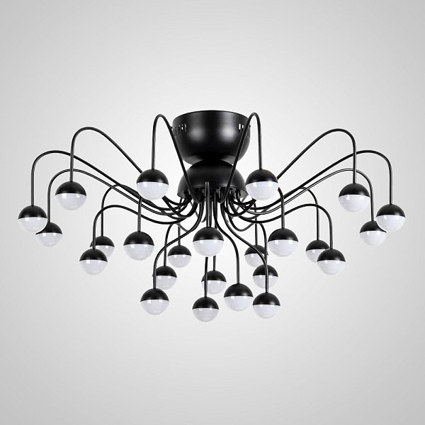 Потолочная люстра AQUATIO CH Black by ImperiumLoft