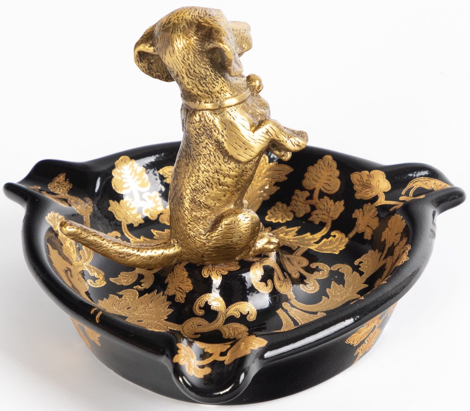 Пепельница с собачкой Glasar 31G2569/C554/NB4199/U1