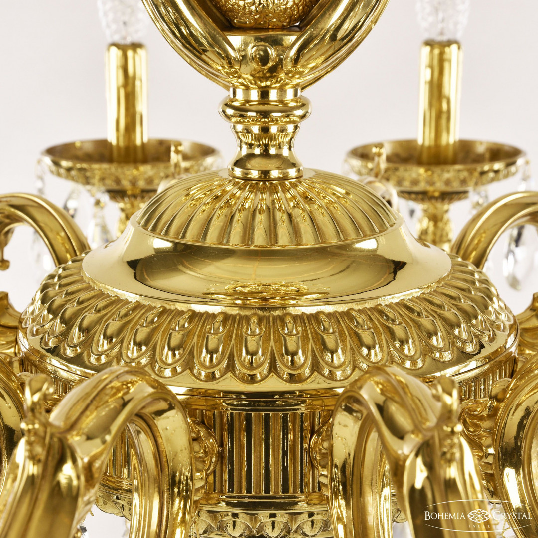 Люстра бронзовая 75402/12/300 A G FS1M Bohemia Ivele Crystal