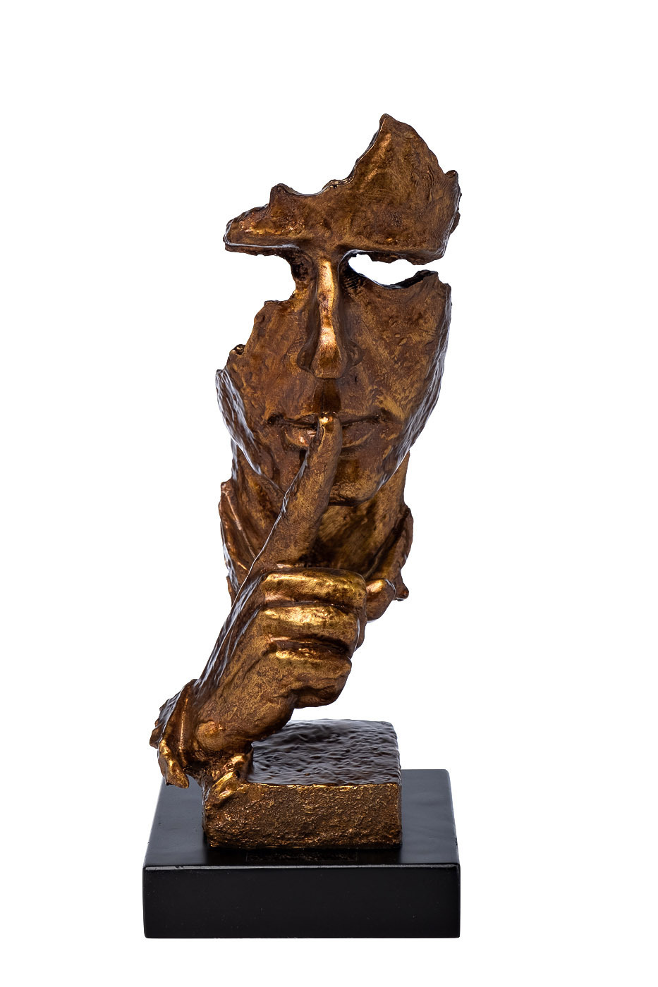 Статуэтка "Молчание" золото Garda Decor D3413GL