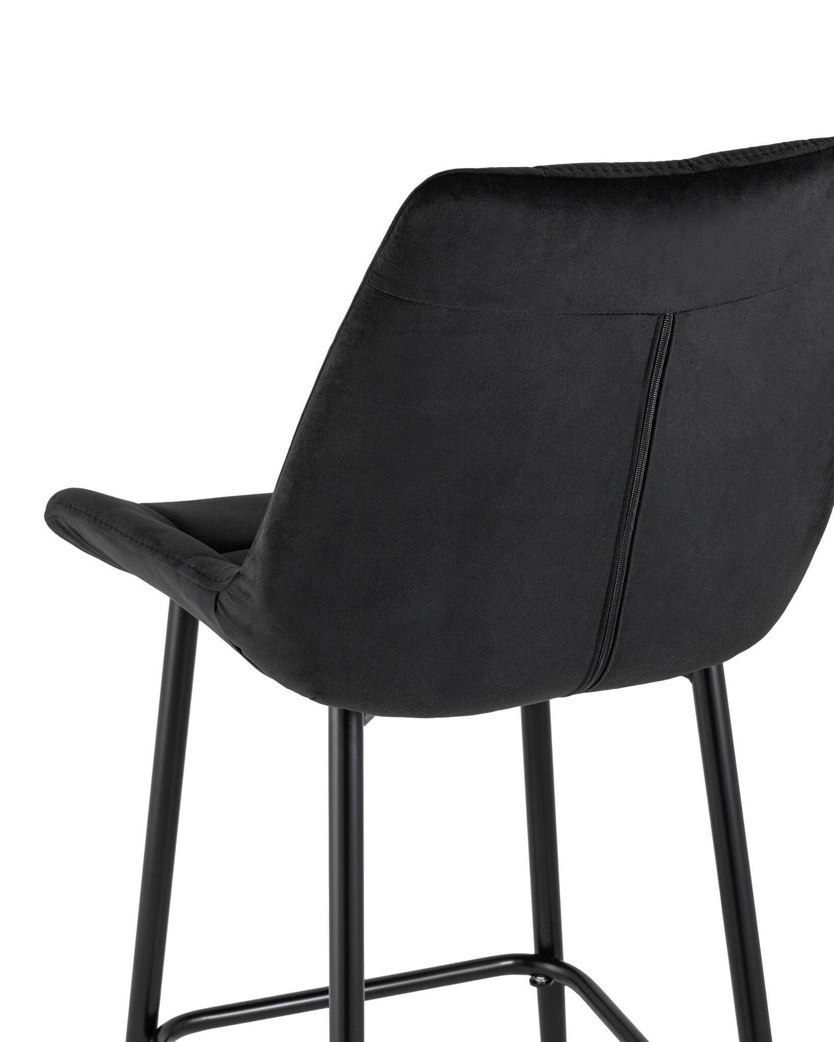 Стул барный Флекс велюр черный Stool Group
