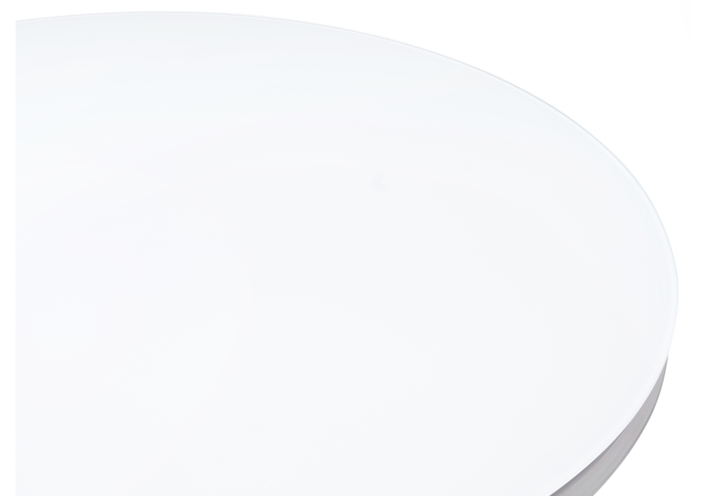 Стол стеклянный Woodville Bloss белый 15306