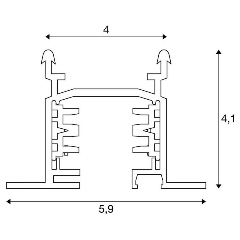 Встраиваемый шинопровод SLV 1001532