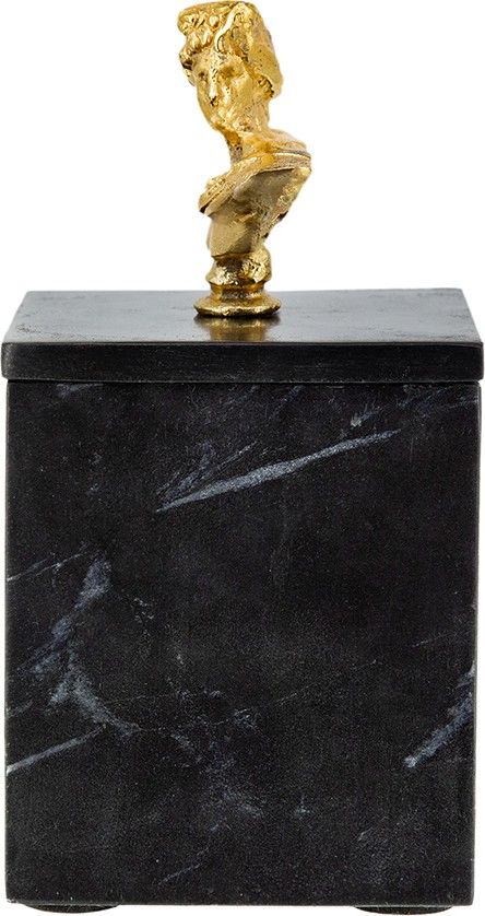 Шкатулка из черного мрамора Glasar 78028-DS