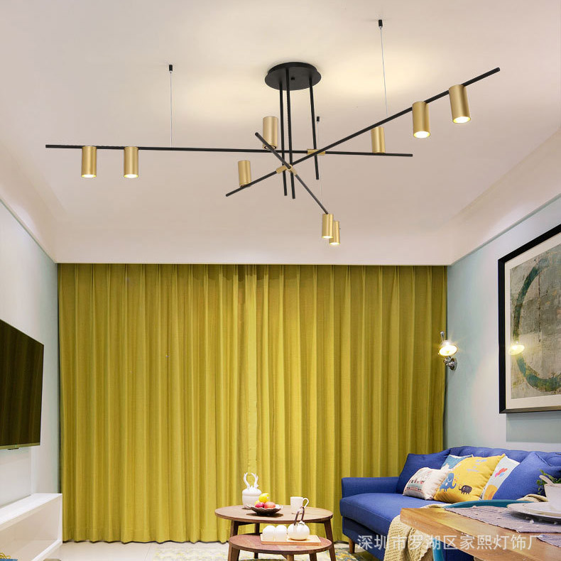 Потолочная люстра CASA N L12 Black by ImperiumLoft
