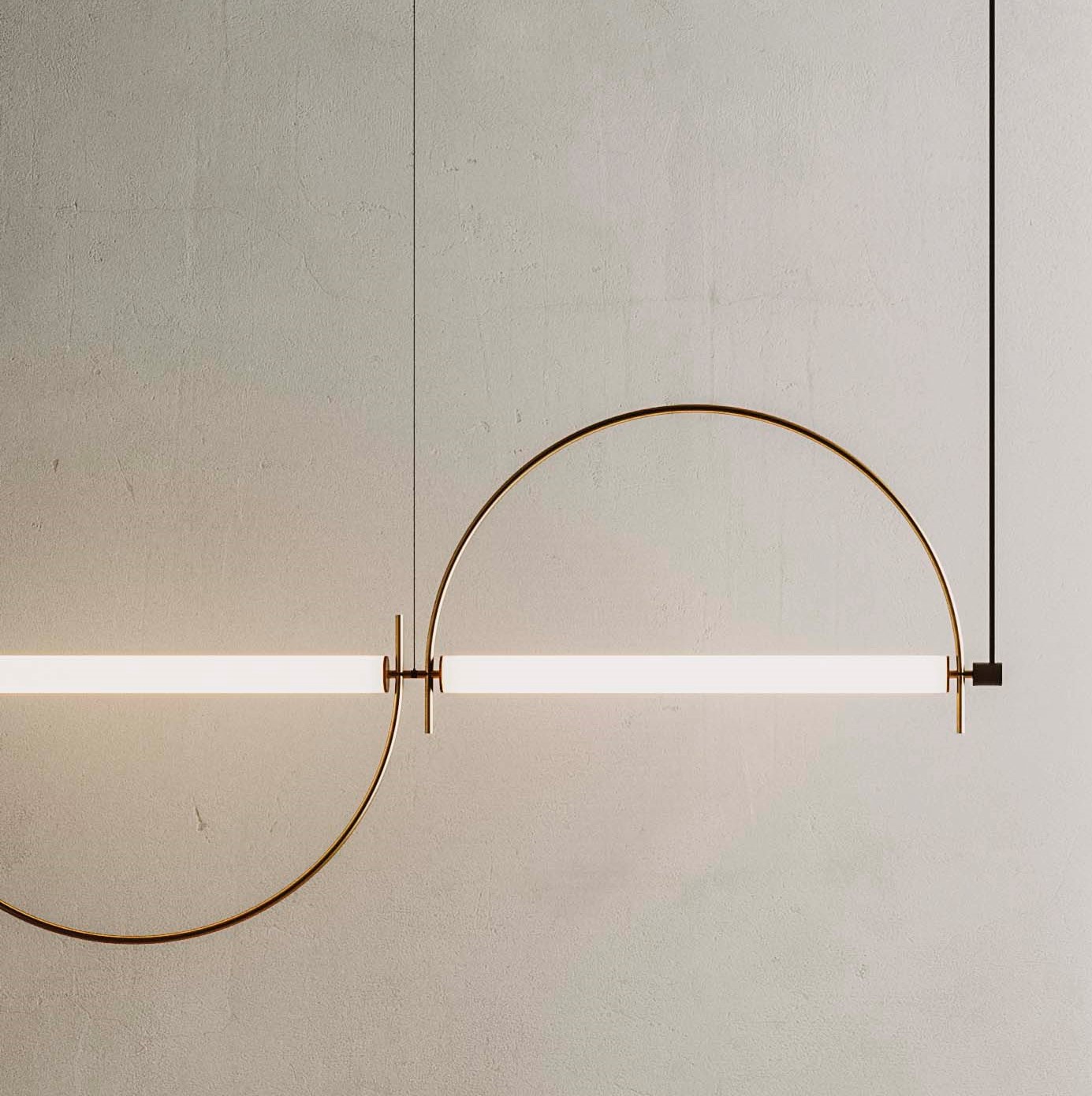 Подвесной светильник Arc золотистый Aromas del Campo