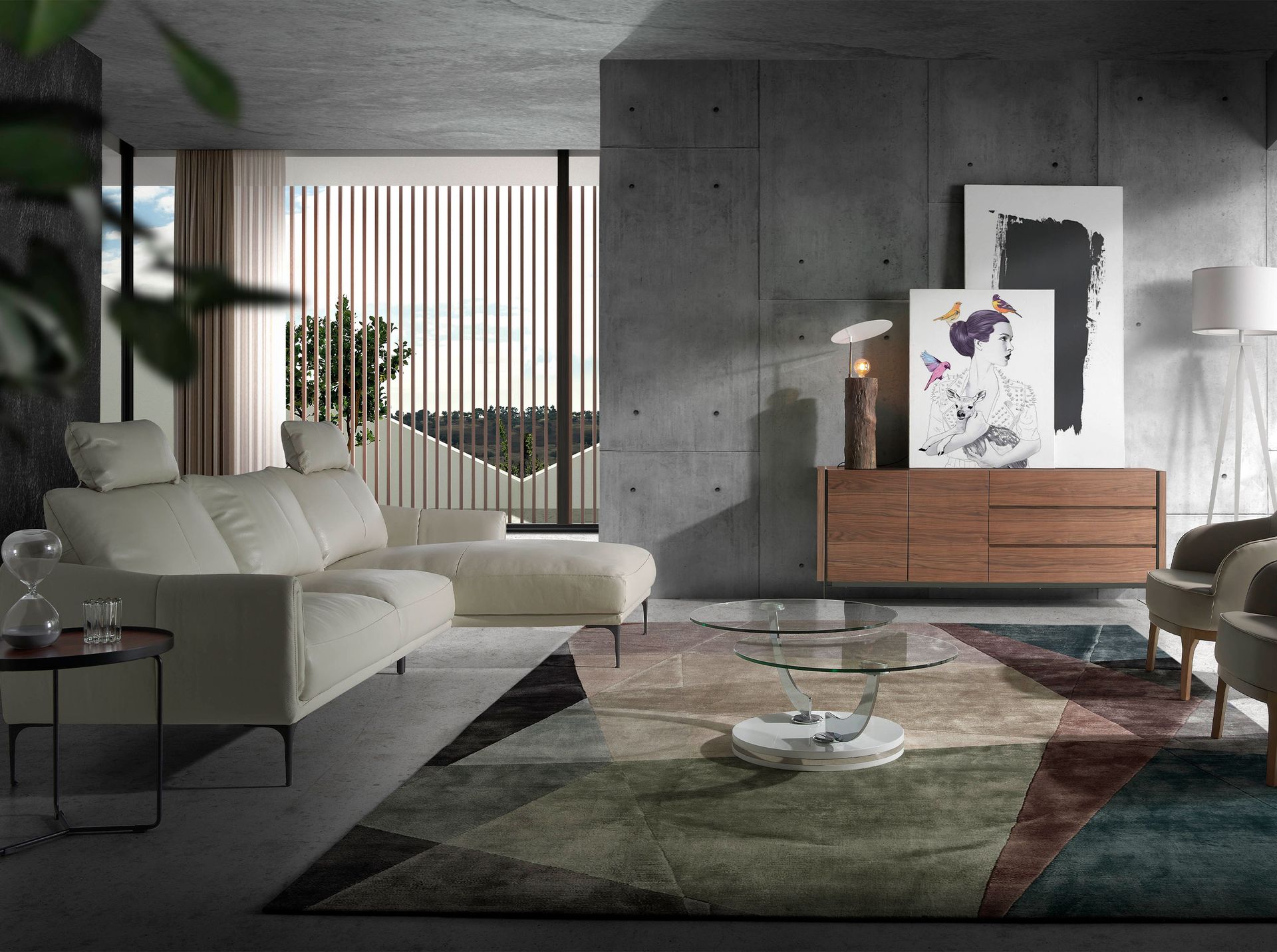 Сервант CP1803-E-NOGAL /3086 Angel Cerda