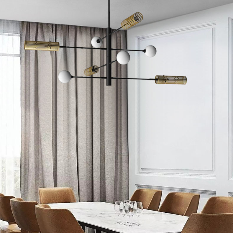 Люстра на штанге SWAY D116 6 lamps by ImperiumLoft