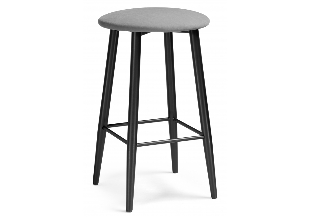 Барный стул Woodville Гангток катания сильвер / черный матовый 469985