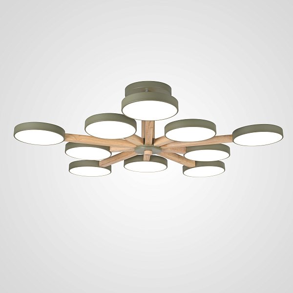 Потолочный светильник TURNA L10 Khaki by ImperiumLoft