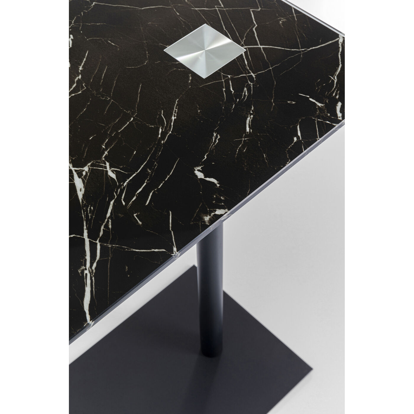 Стол приставной West Coast Black 50x34 см KARE 85730