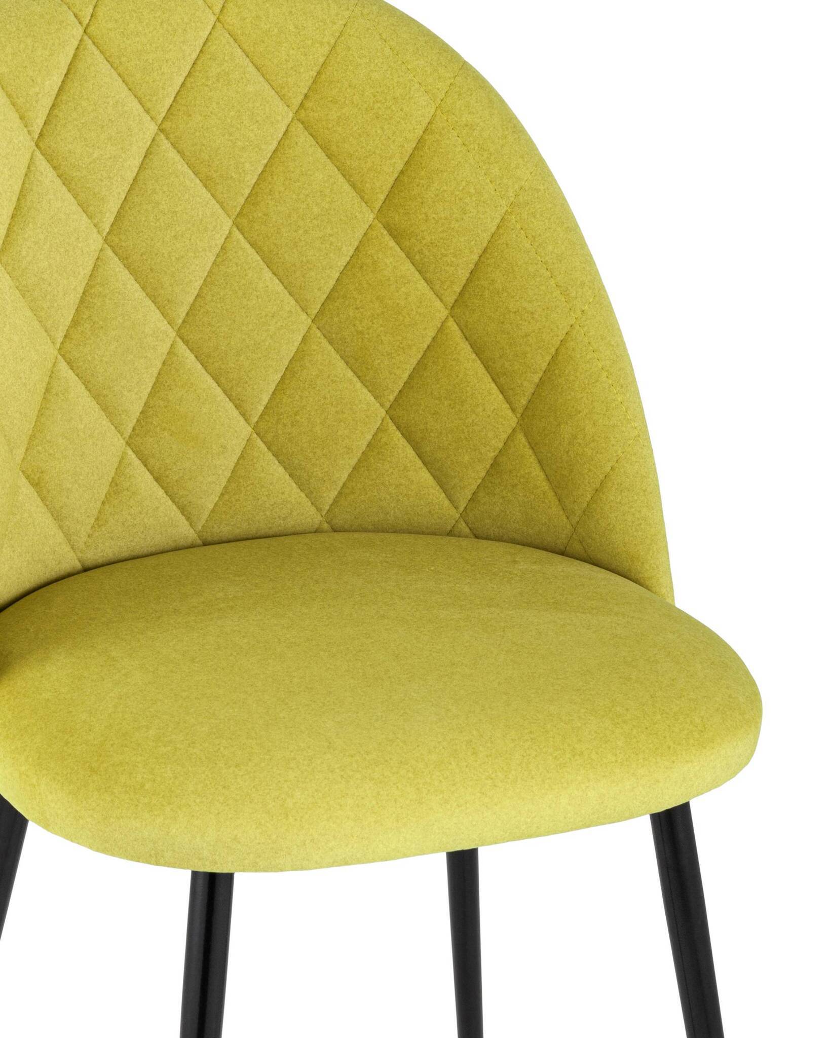 Стул Марсель микровелюр желтый Stool Group