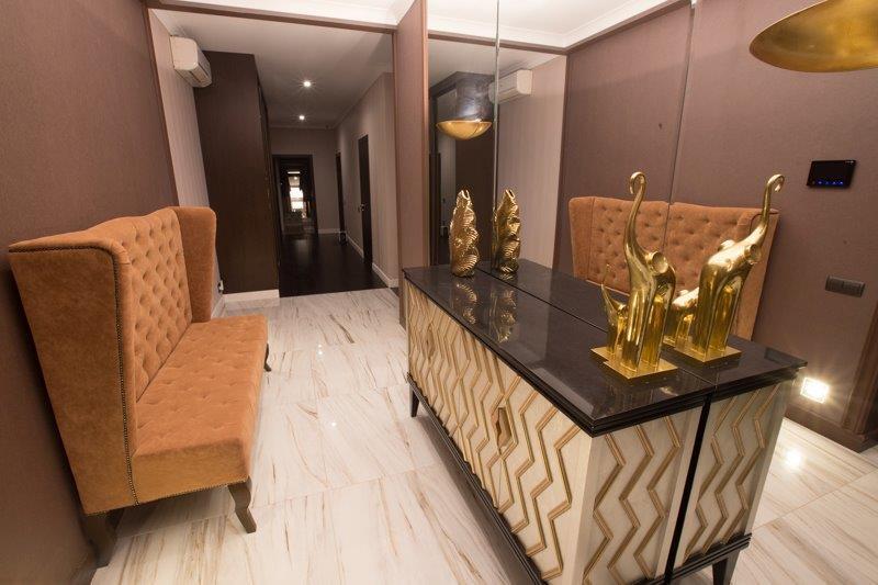 Ваза керамическая золотая Garda Decor 10K9125B