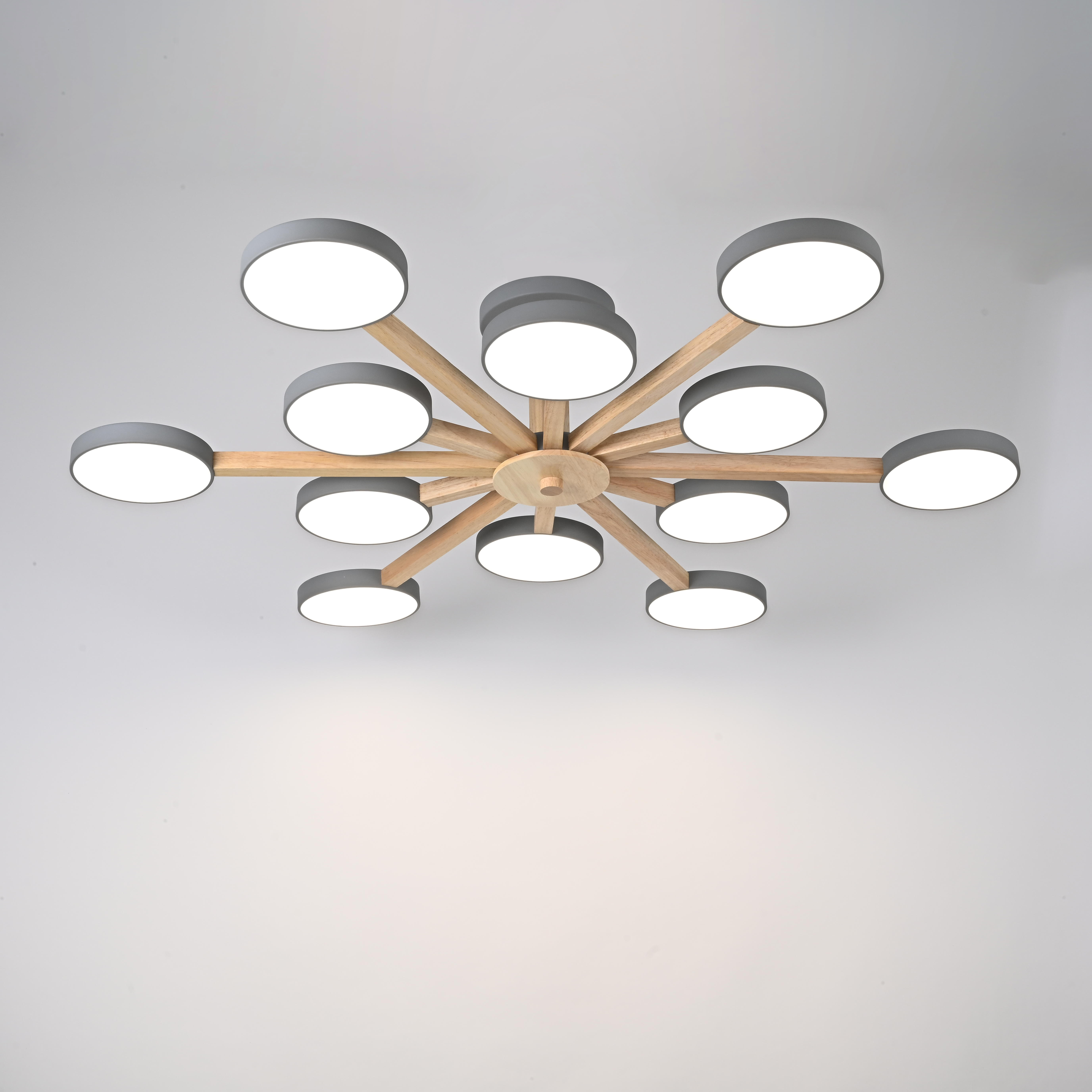 Потолочный светильник TURNA L12 Grey by ImperiumLoft