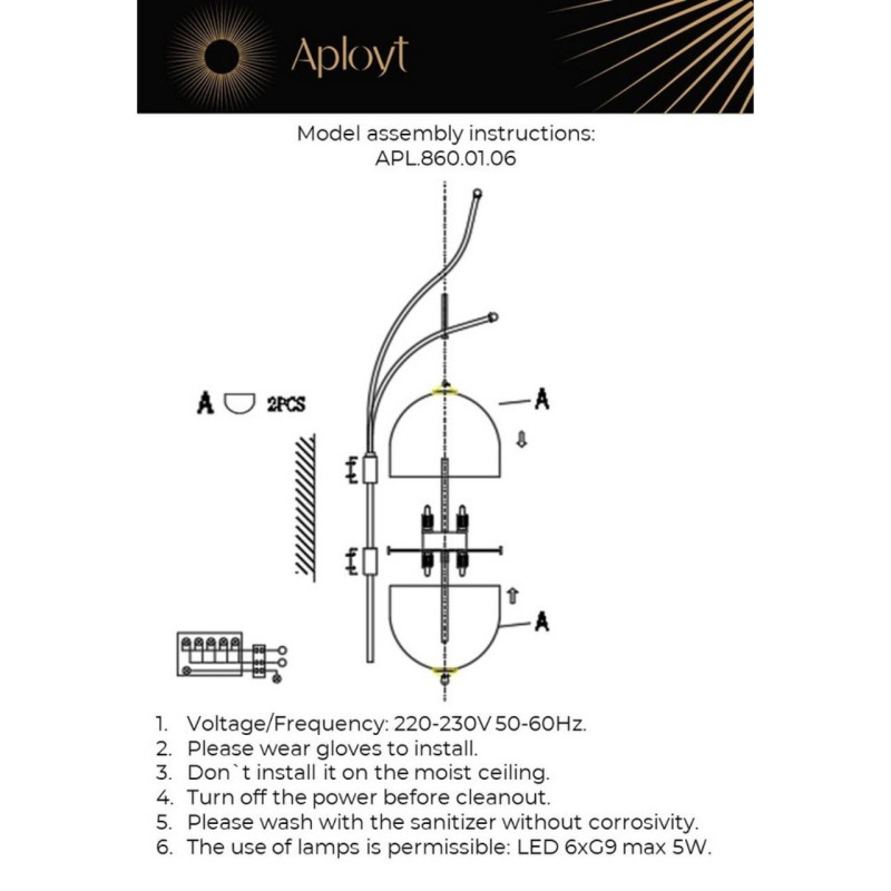 Бра APLOYT APL.860.01.06
