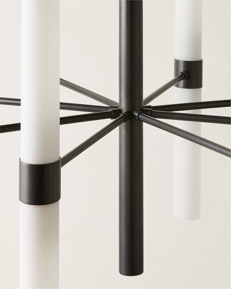 Чёрная люстра Амье Louvre Home LHLCH110224XNP