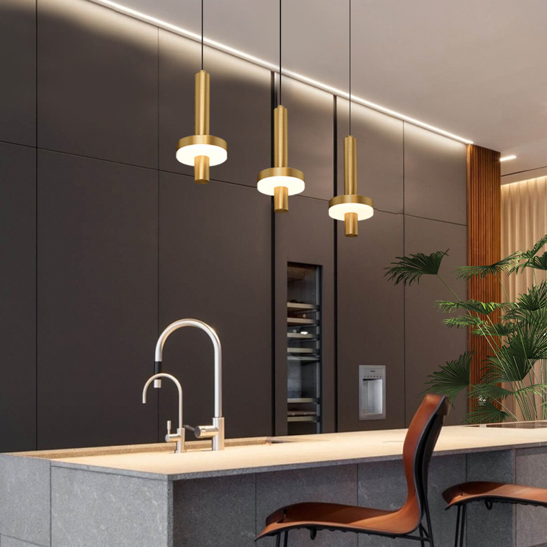 Подвесной светильник FALKA MORE A Brown Диск by ImperiumLoft