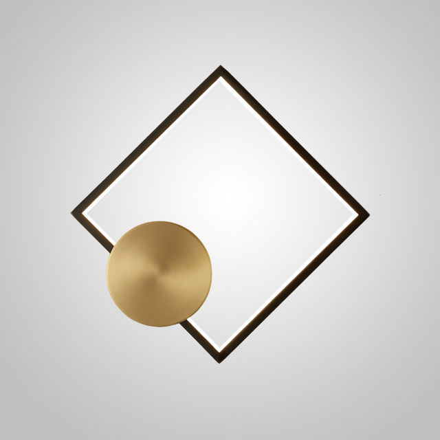 Настенный светильник WOLKE WIDE L24 Black by ImperiumLoft