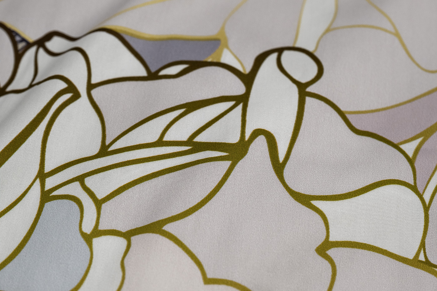 Пододеяльник Пионы серый Garda Decor 130HB-00022