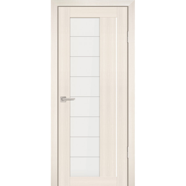 Межкомнатная дверь Graf PS-41 белый сатинат Перламутровый дуб (1900 х 550)