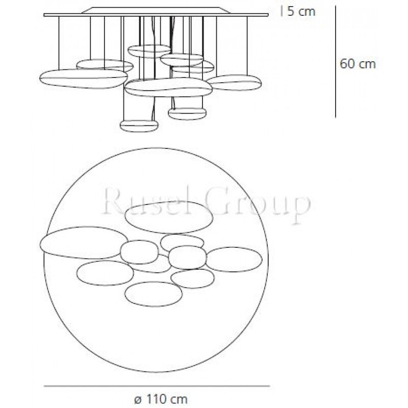 Потолочный светильник Artemide MERCURY SOFFITTO