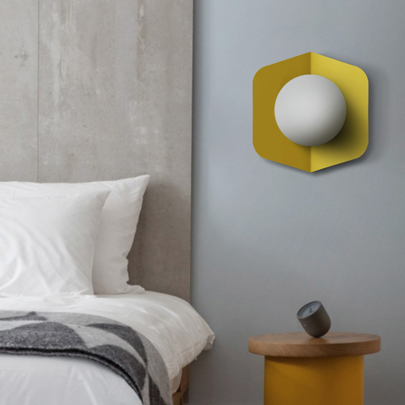 Настенный светильник MACAROON Yellow by ImperiumLoft