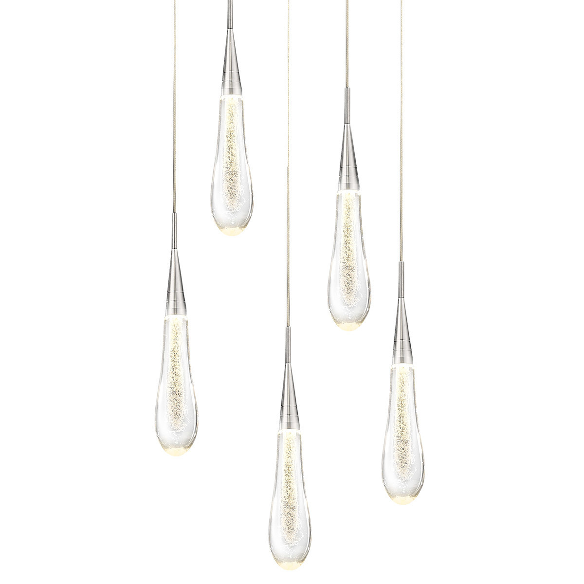 Подвесной светильник  Delight Collection Pour 5 silver