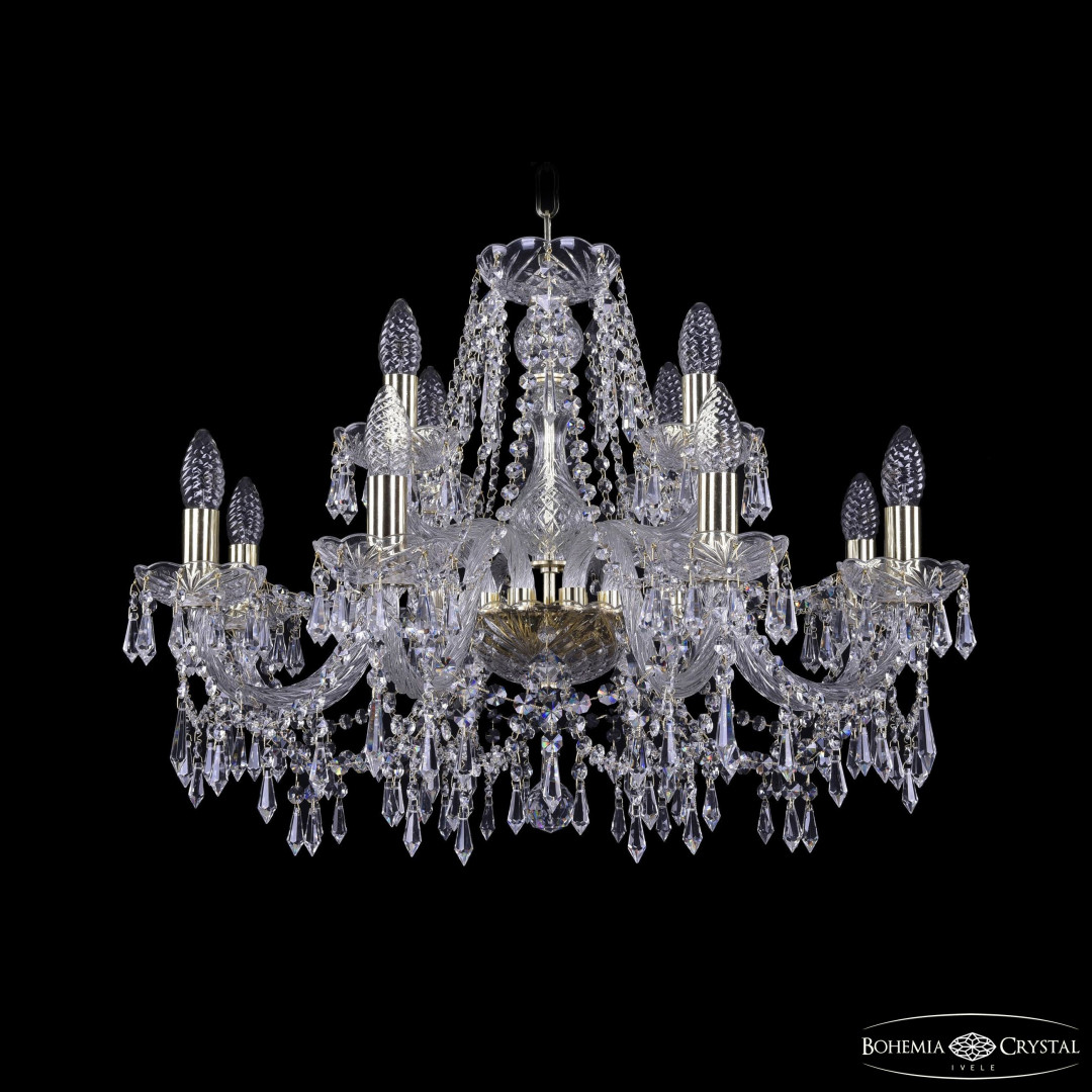 Люстра хрустальная 1403/8+4/240 G