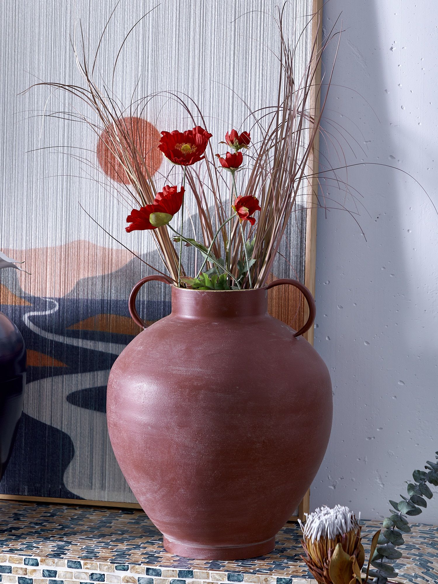 Ваза с ручками Glasar 57-392