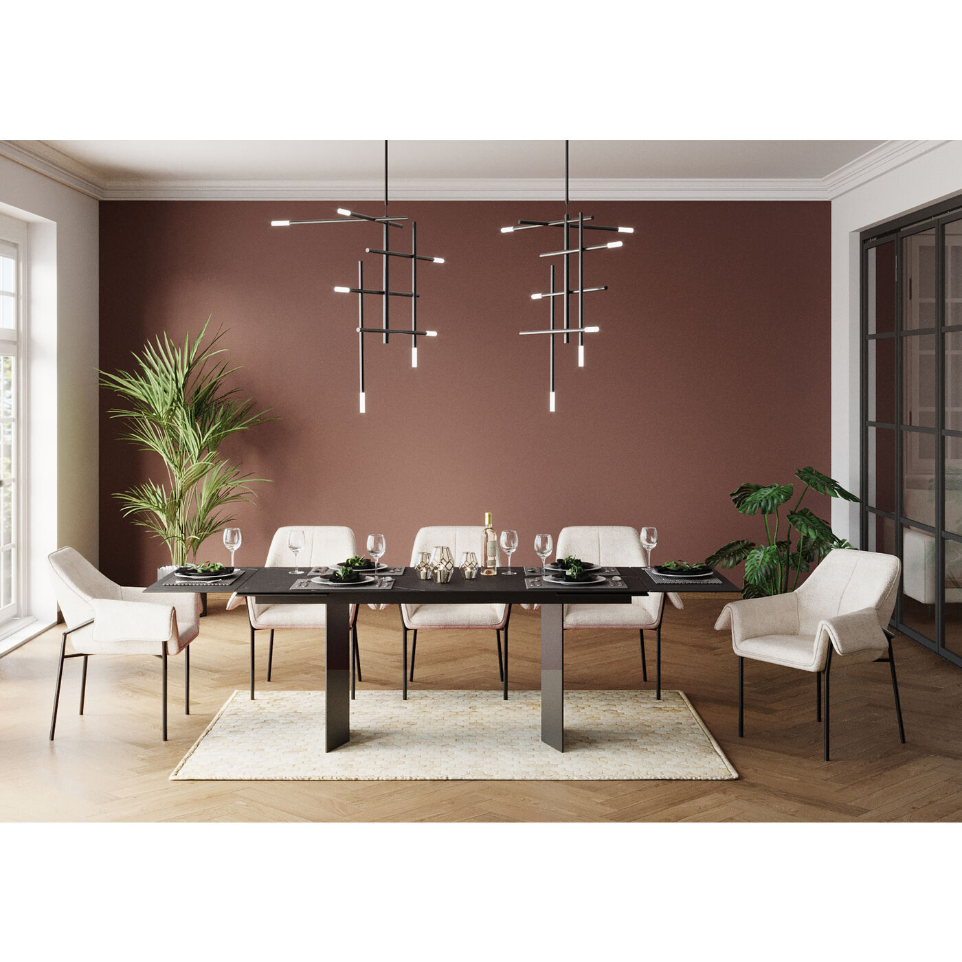 Стол раздвижной KARE Novel 86542