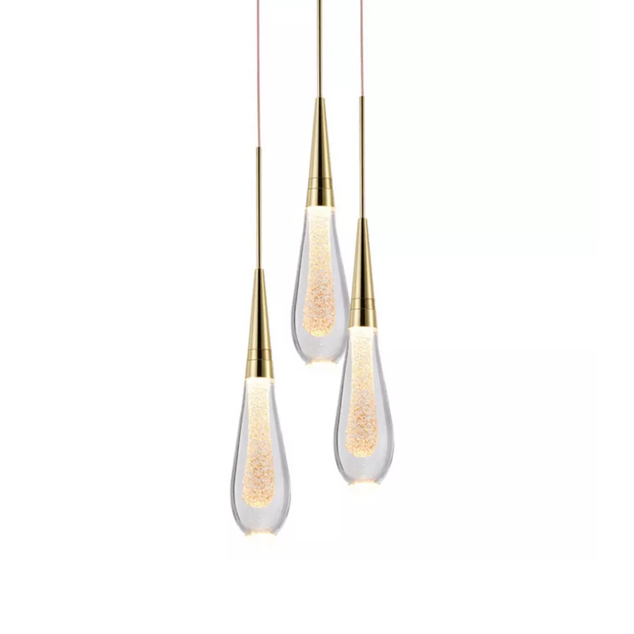 Подвесной светильник Delight Collection Pour 3 gold